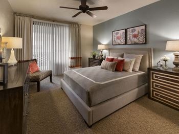 Comfortable Bedroom With Large Window at Villas at San Dorado, Oro Valley, 85737